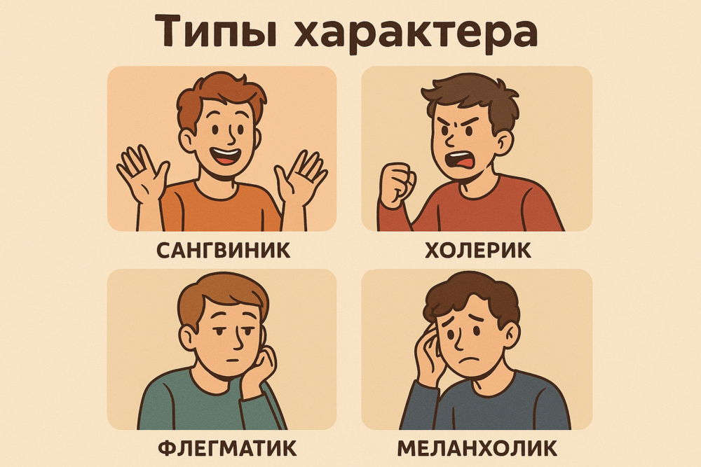 Тест: Тип вашего характера
