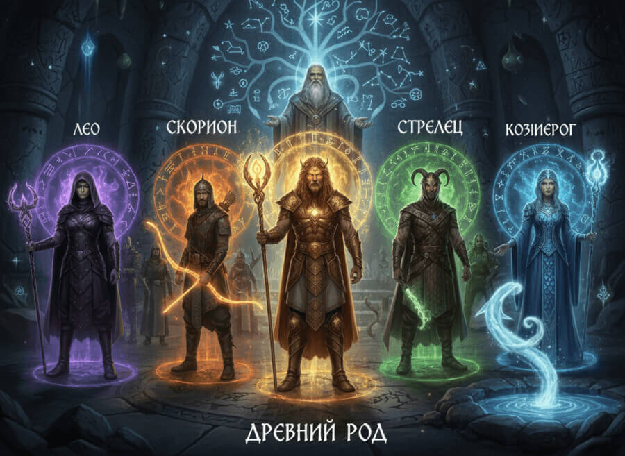5 знаков зодиака которым древний род придает силы
