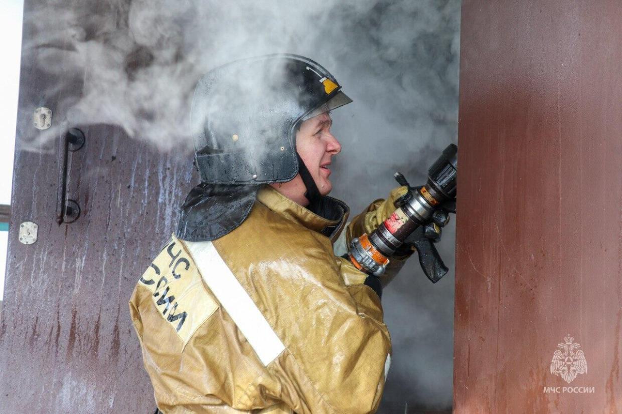 Пожар в жилом доме: Есть пострадавший