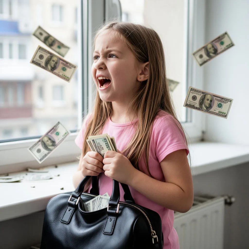 В столице девочка выбросила сумку с деньгами