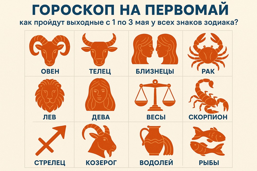 Гороскоп на Первомай: Как пройдут выходные с 1 по 3 мая у всех знаков зодиака?