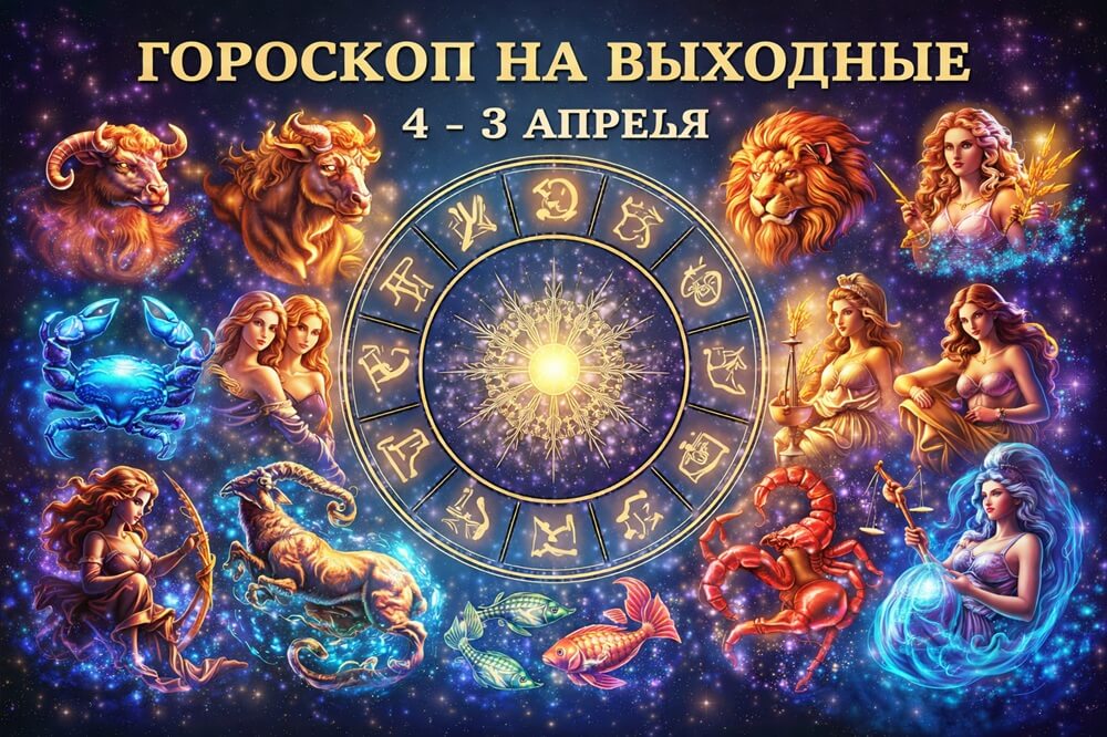 Гороскоп на выходные 4 и 5 апреля 2026