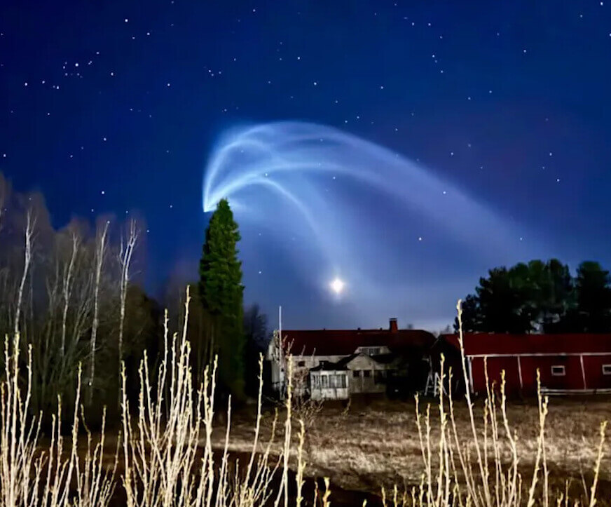 Российская ракета в небе перепугала финнов