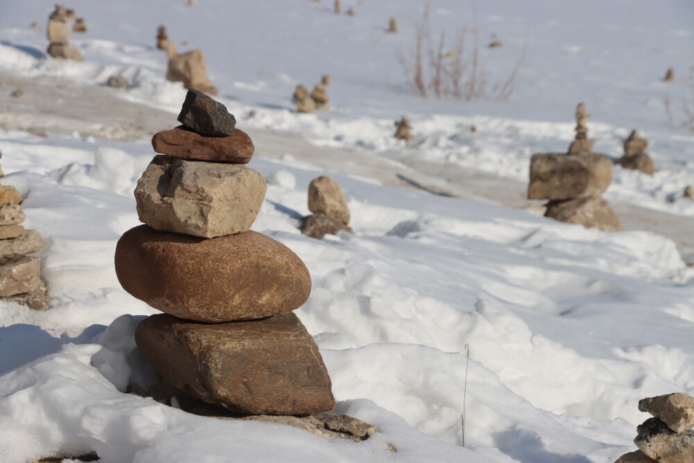 Наступила весна, но ещё холодно: -30°