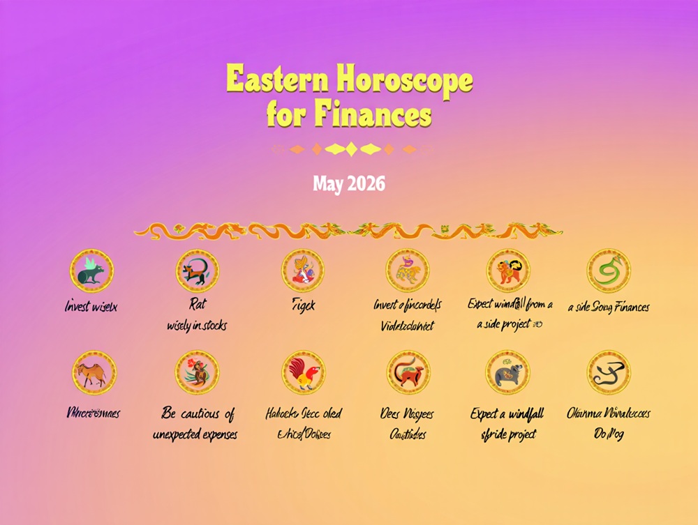 Восточный гороскоп финансов на май 2026