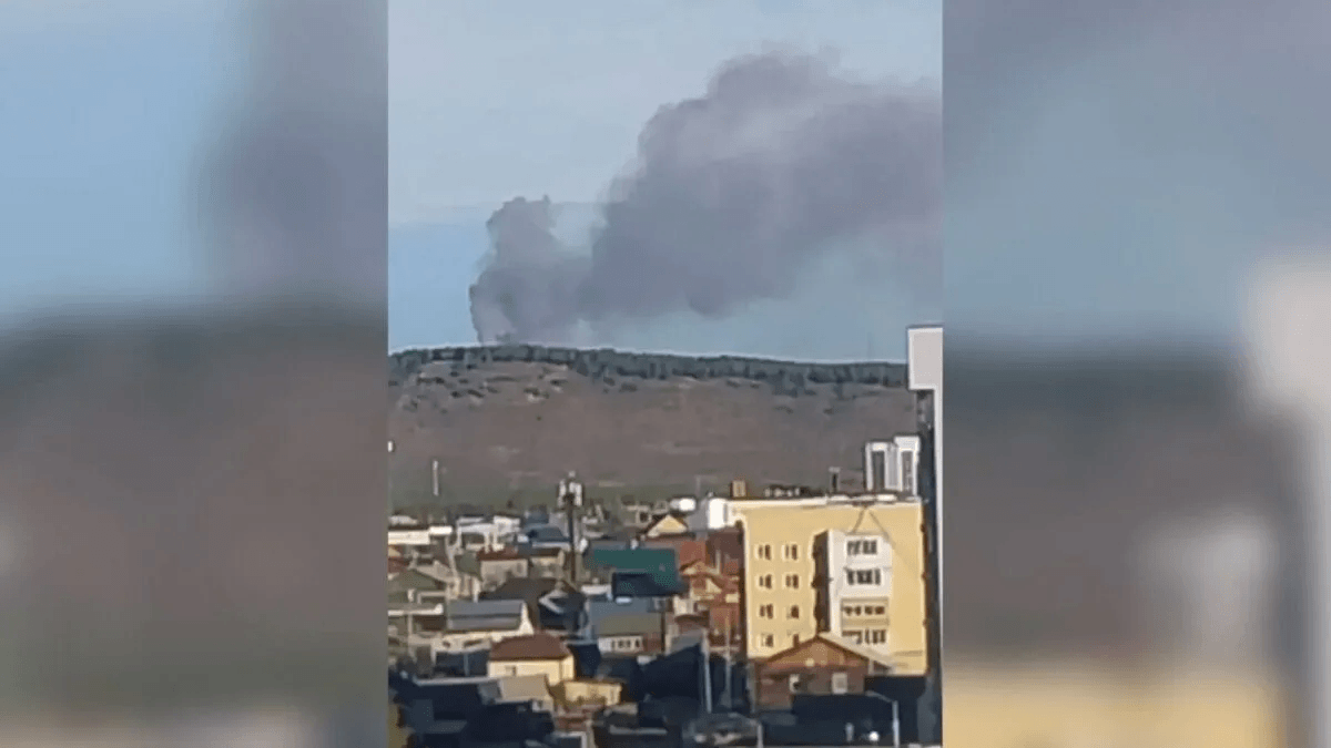пожар на полигоне