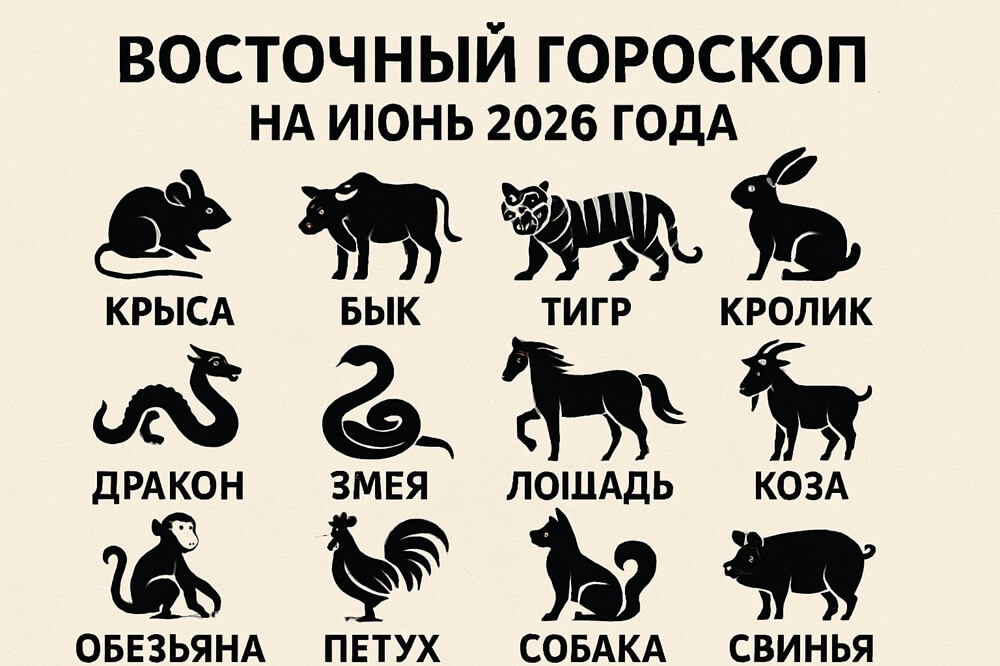 восточный гороскоп на июнь 2026