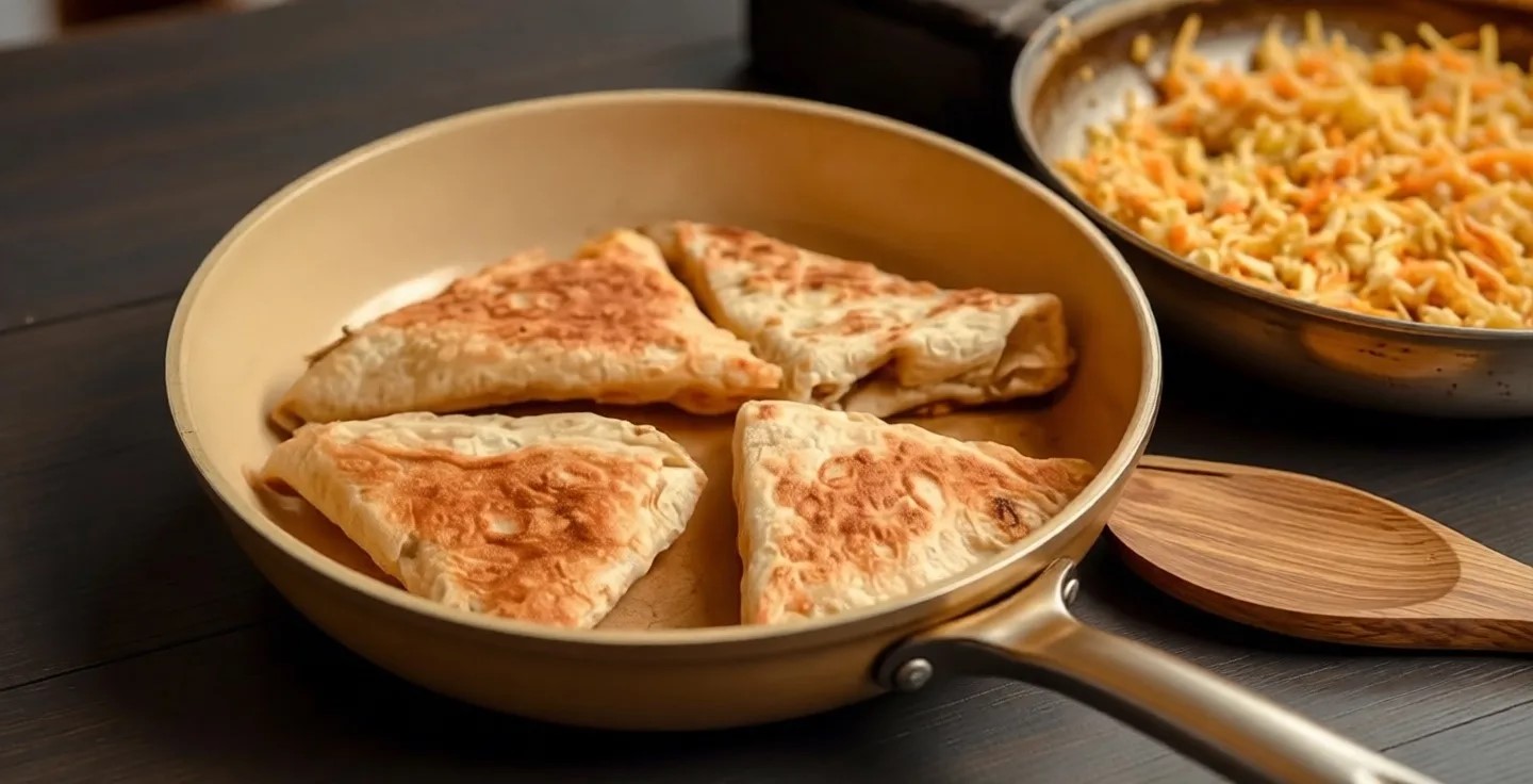 Хрустящие пирожки из лаваша с курицей и корейской морковью