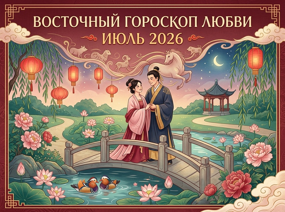 Восточный гороскоп любви на июль 2026