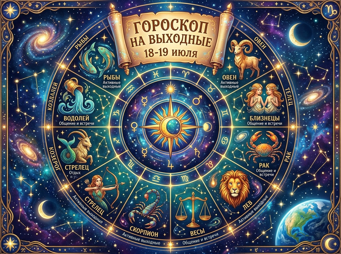 Гороскоп на выходные 18 и 19 июля