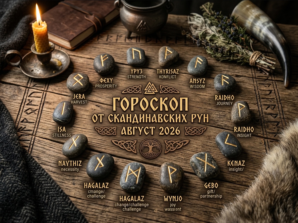 Рунический гороскоп на август 2026